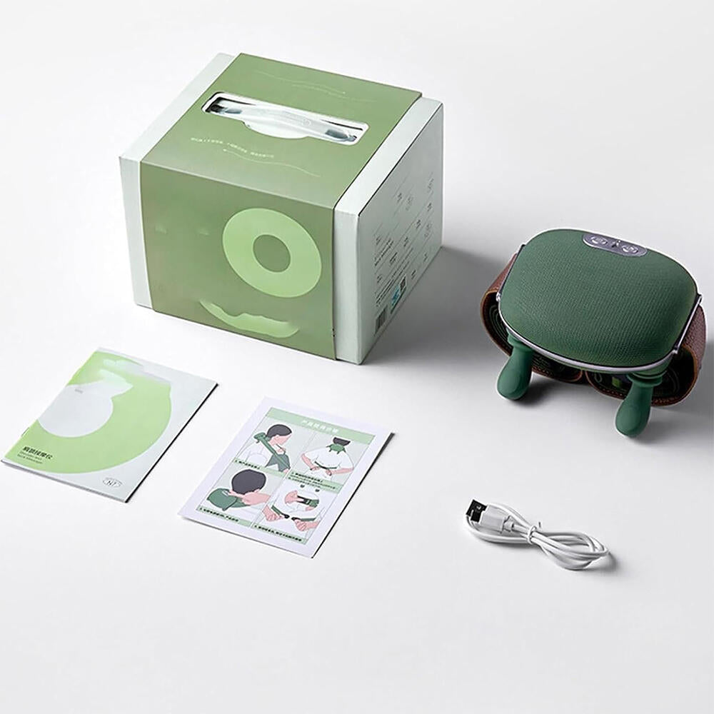 Masajeador cervical 4D con calor · Relax en casa