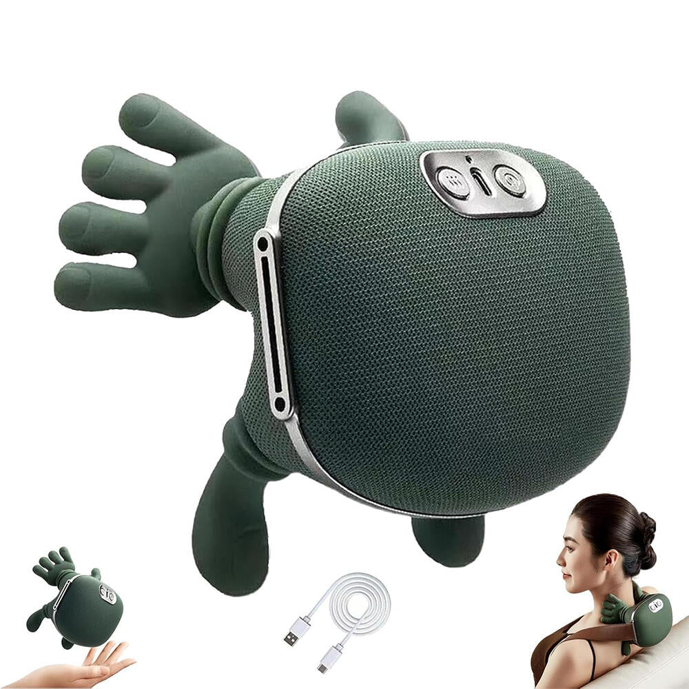 Masajeador cervical 4D con calor · Relax en casa