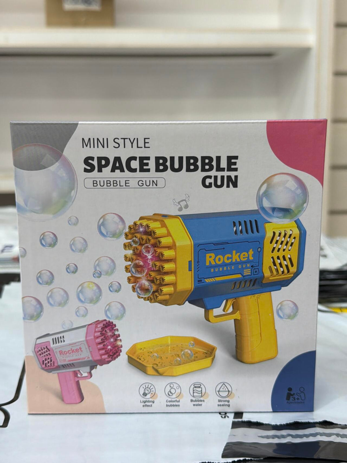 Pistola de burbujas · 32 salidas de diversión