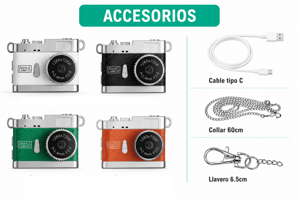 Mini cámara HD · Recuerdos en pequeño