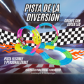 Pista de carreras luminosa con loopings · 134 piezas