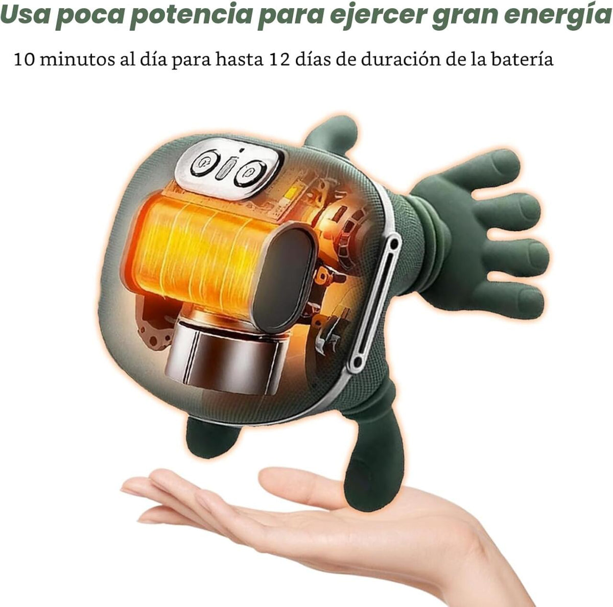 Masajeador cervical 4D con calor · Relax en casa