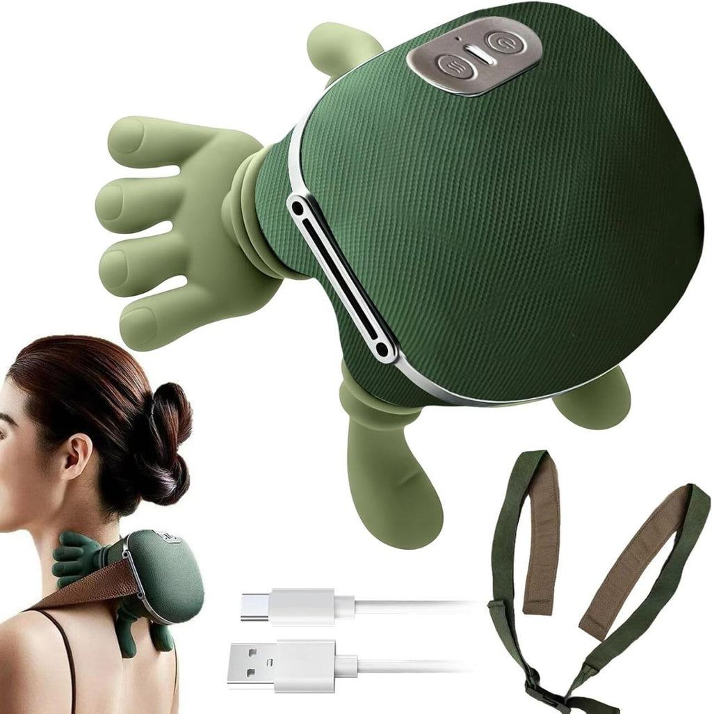 Masajeador cervical 4D con calor · Relax en casa